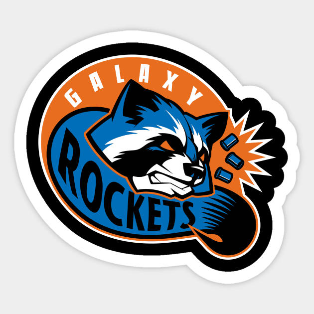 Galaxy Rockets Sticker by Brinkerhoff